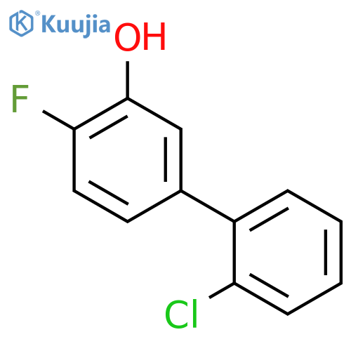5-(2-Chlorophenyl)-2-fluorophenol structure