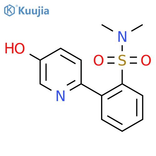 2-(2-N,N-Dimethylsulfamoylphenyl)-5-hydroxypyridine structure