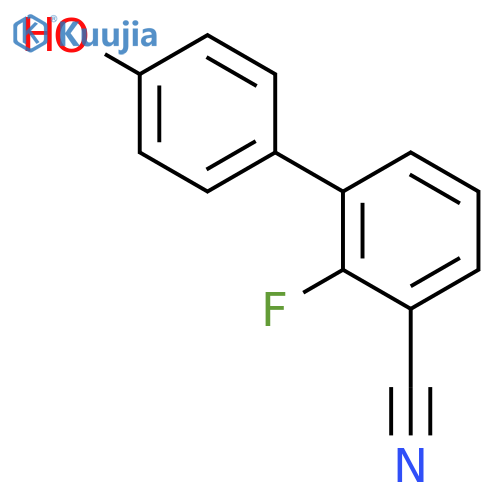 4-(3-Cyano-2-fluorophenyl)phenol structure