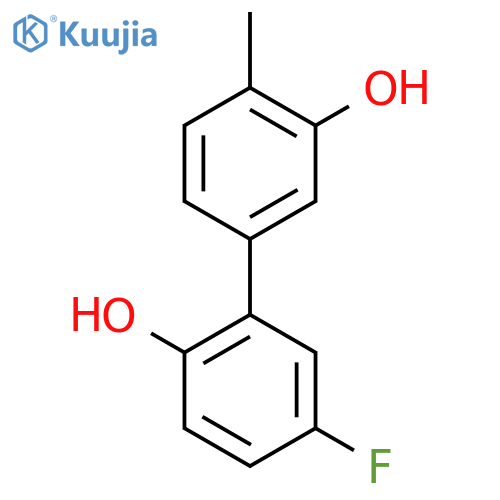 5-(5-Fluoro-2-hydroxyphenyl)-2-methylphenol structure