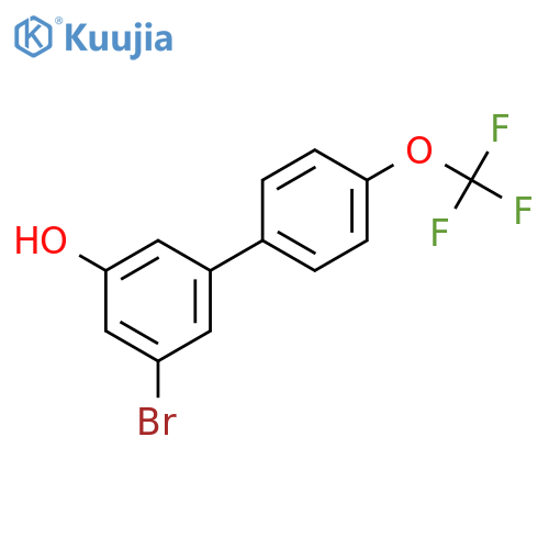 3-Bromo-5-(4-trifluoromethoxyphenyl)phenol structure
