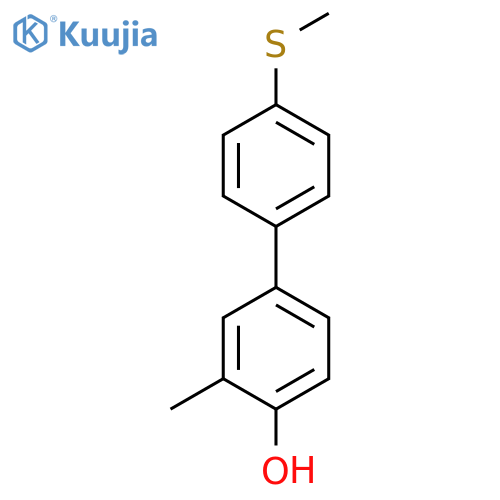2-Methyl-4-(4-methylthiophenyl)phenol structure