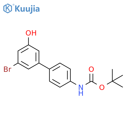 5-(4-BOC-Aminophenyl)-3-bromophenol structure