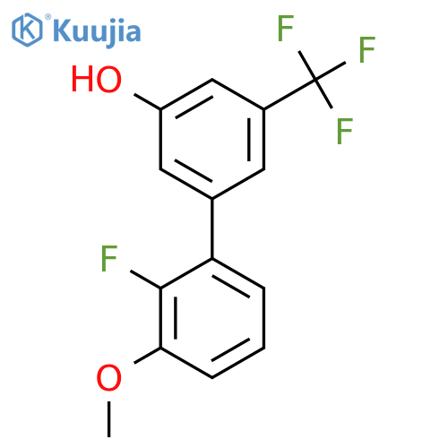 5-(2-Fluoro-3-methoxyphenyl)-3-trifluoromethylphenol structure