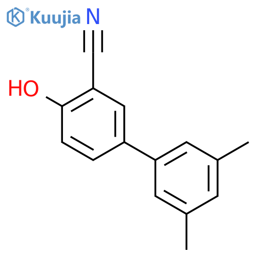 2-Cyano-4-(3,5-dimethylphenyl)phenol structure