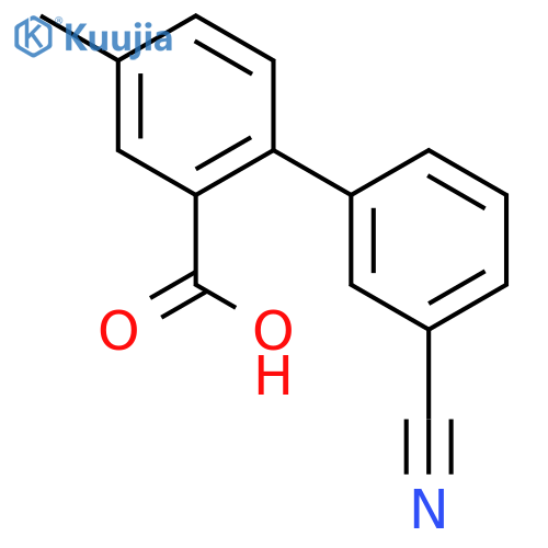 2-(3-cyanophenyl)-5-methylbenzoic Acid structure