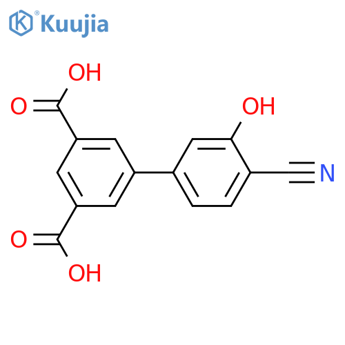 2-Cyano-5-(3,5-dicarboxyphenyl)phenol structure