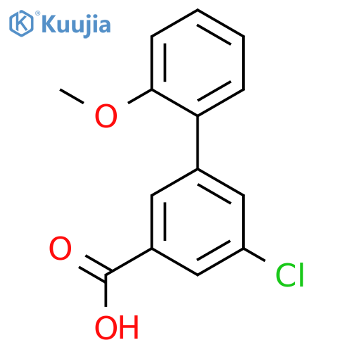 5-Chloro-3-(2-methoxyphenyl)benzoic acid structure
