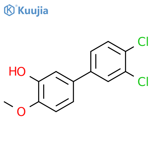 5-(3,4-Dichlorophenyl)-2-methoxyphenol structure
