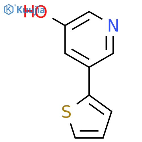 5-(Thiophen-2-yl)pyridin-3-ol structure