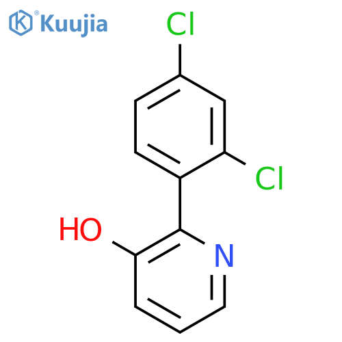 2-(2,4-Dichlorophenyl)-3-hydroxypyridine structure