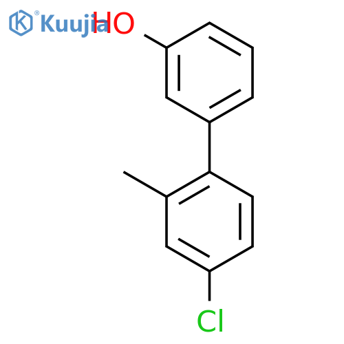 3-(4-Chloro-2-methylphenyl)phenol structure