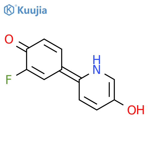 2-(3-Fluoro-4-hydroxyphenyl)-5-hydroxypyridine structure