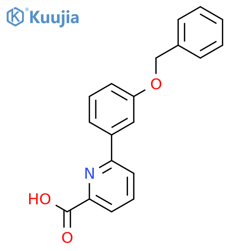6-(3-Benzyloxyphenyl)picolinic Acid structure