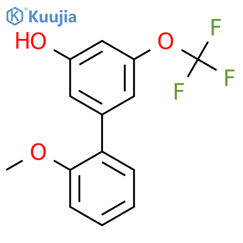 5-(2-Methoxyphenyl)-3-trifluoromethoxyphenol structure