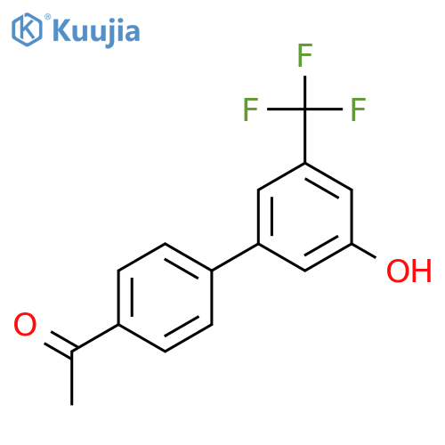 5-(4-Acetylphenyl)-3-trifluoromethylphenol structure