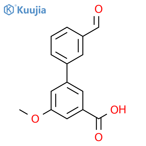 3-(3-Formylphenyl)-5-methoxybenzoic acid structure