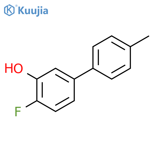 2-fluoro-5-(4-methylphenyl)phenol structure