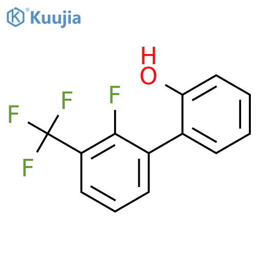 2-(2-Fluoro-3-trifluoromethylphenyl)phenol structure