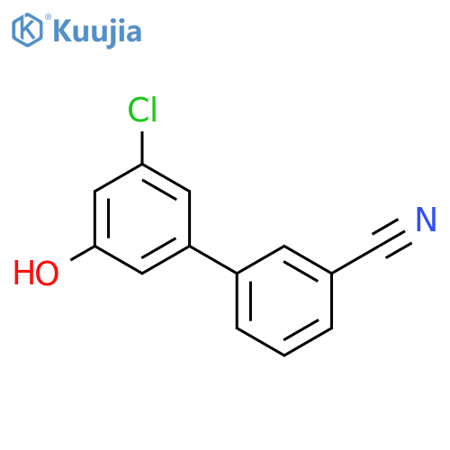 3-Chloro-5-(3-cyanophenyl)phenol structure