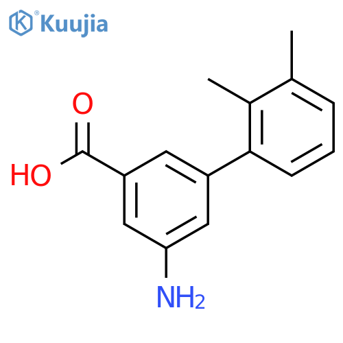 3-amino-5-(2,3-dimethylphenyl)benzoic Acid structure