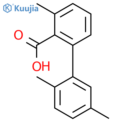 2-(2,5-Dimethylphenyl)-6-methylbenzoic acid structure