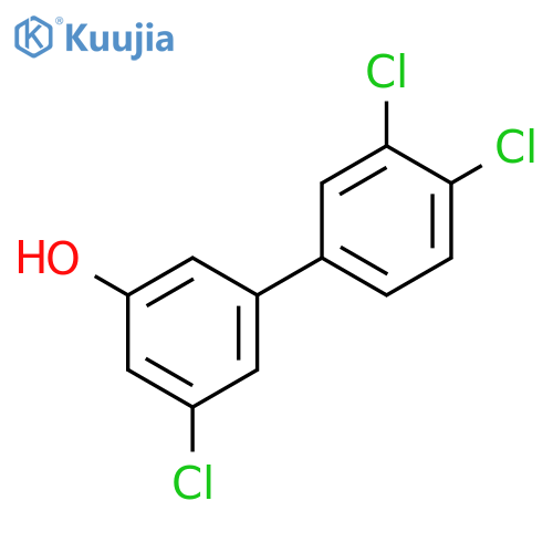 3-Chloro-5-(3,4-dichlorophenyl)phenol structure