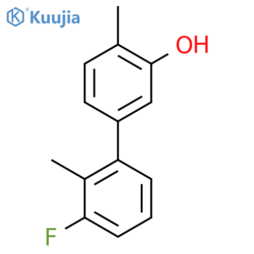 5-(3-Fluoro-2-methylphenyl)-2-methylphenol structure