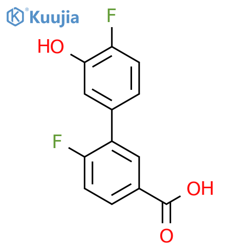 5-(5-Carboxy-2-fluorophenyl)-2-fluorophenol structure