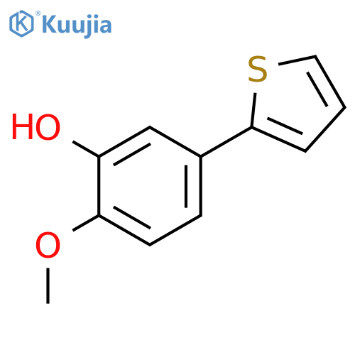 2-Methoxy-5-(thiophen-2-YL)phenol structure