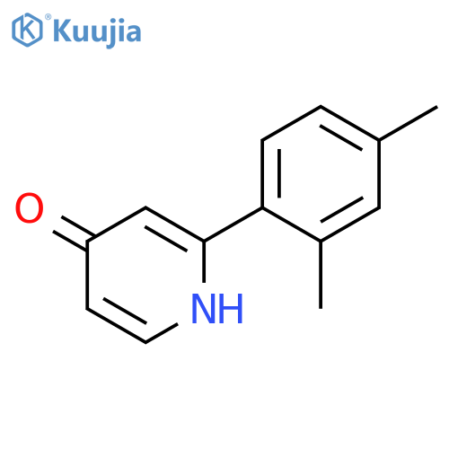 2-(2,4-Dimethylphenyl)pyridin-4(1H)-one structure