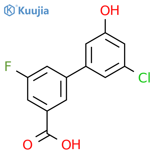 5-(3-Carboxy-5-fluorophenyl)-3-chlorophenol structure