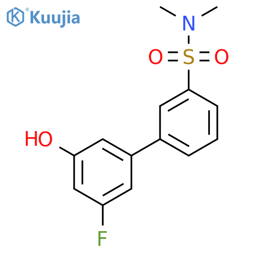 5-(3-N,N-Dimethylsulfamoylphenyl)-3-fluorophenol structure
