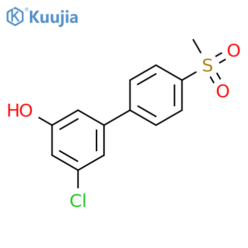 3-Chloro-5-(4-methylsulfonylphenyl)phenol structure