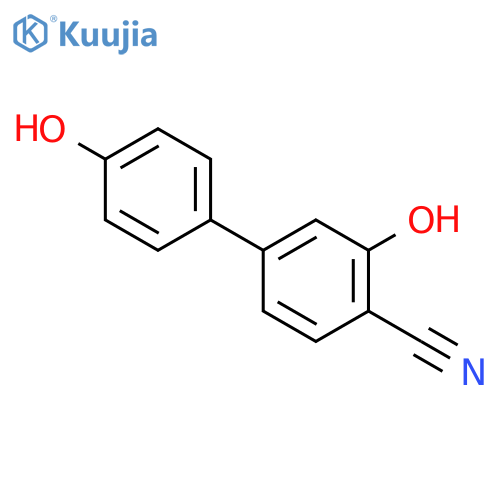2-Cyano-5-(4-hydroxyphenyl)phenol structure