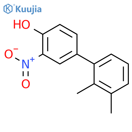 4-(2,3-Dimethylphenyl)-2-nitrophenol structure