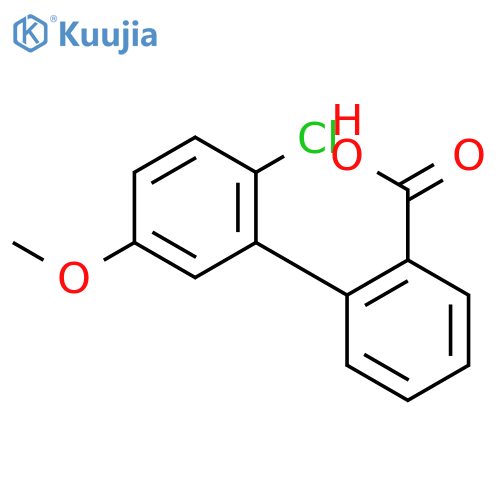 2-(2-chloro-5-methoxyphenyl)benzoic Acid structure