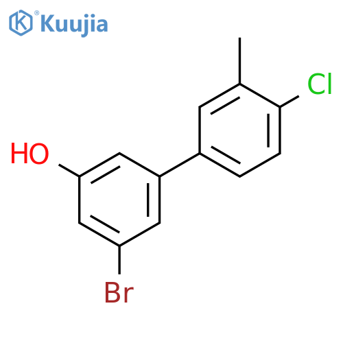 3-Bromo-5-(4-chloro-3-methylphenyl)phenol structure