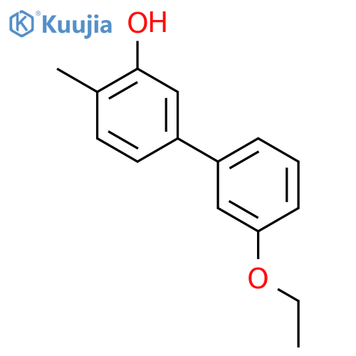 5-(3-Ethoxyphenyl)-2-methylphenol structure