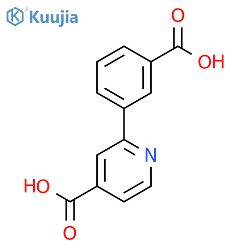 2-(3-Carboxyphenyl)pyridine-4-carboxylic acid structure