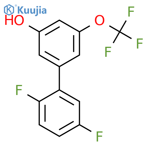 5-(2,5-Difluorophenyl)-3-trifluoromethoxyphenol structure