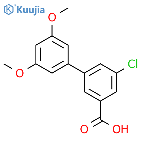 5-Chloro-3-(3,5-dimethoxyphenyl)benzoic acid structure