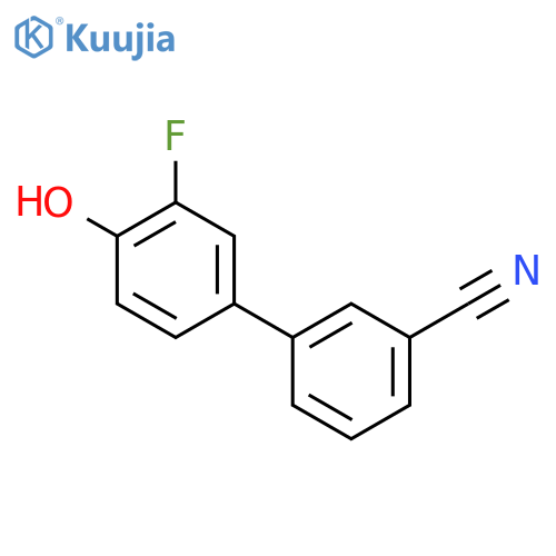4-(3-Cyanophenyl)-2-fluorophenol structure