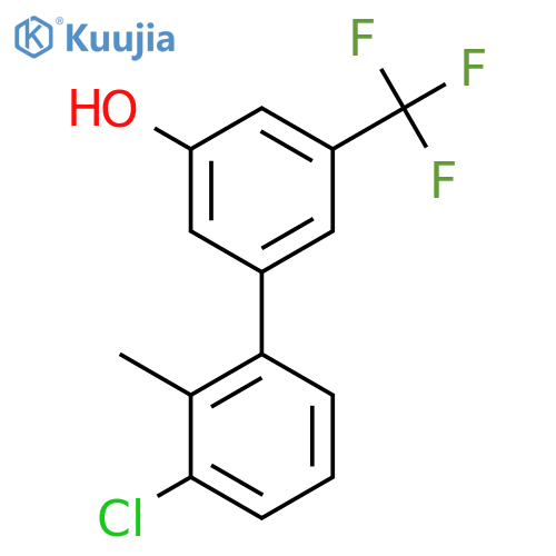 5-(3-Chloro-2-methylphenyl)-3-trifluoromethylphenol structure