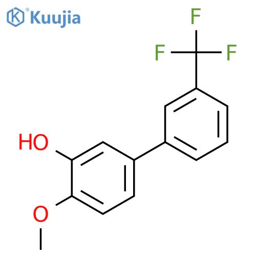 2-Methoxy-5-(3-trifluoromethylphenyl)phenol structure