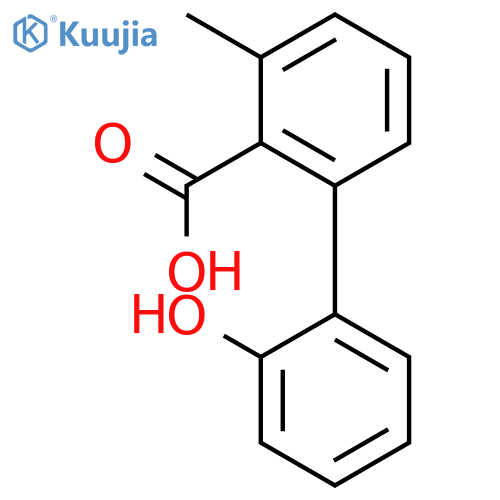 2-(2-Hydroxyphenyl)-6-methylbenzoic acid structure