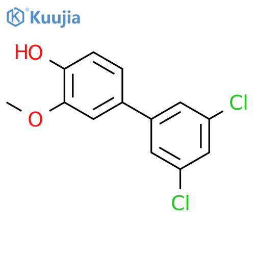 4-(3,5-Dichlorophenyl)-2-methoxyphenol structure