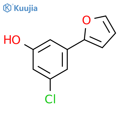 3-Chloro-5-(furan-2-YL)phenol structure
