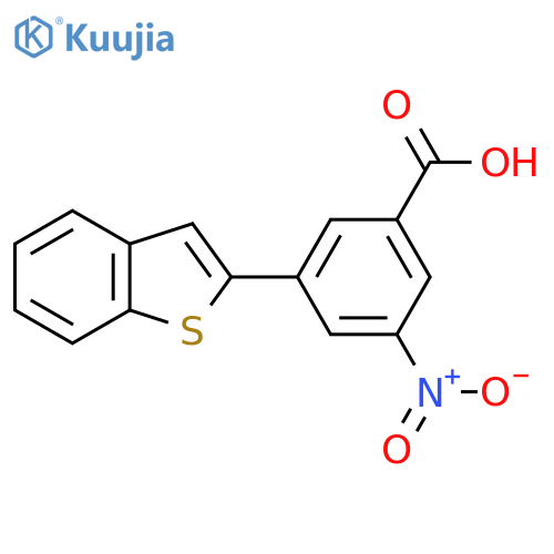 3-(1-Benzothiophen-2-yl)-5-nitrobenzoic acid structure