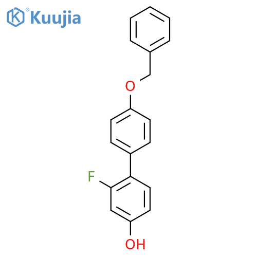4-(4-Benzyloxyphenyl)-3-fluorophenol structure